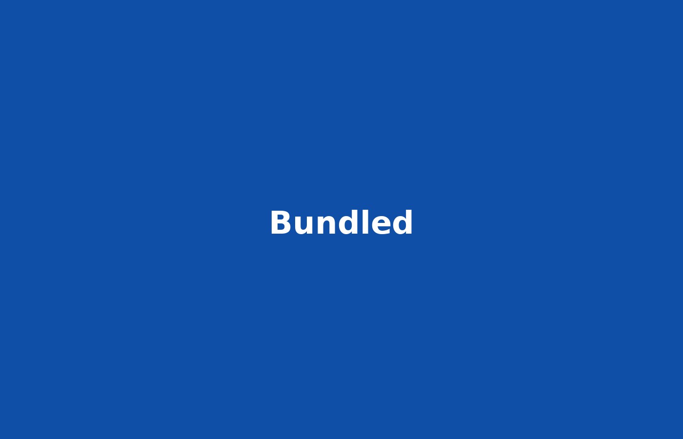 Bundled Coverage Plans